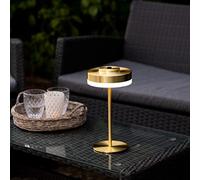 Auraglow Outdoor Table Lamp Rechargeable, Cordless LED, IP44 | 3 brightness modes, warm glow for patio, decking and garden dining, battery powered, weatherproof design