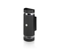 Auraglow Pir Motion Sensor Double Up & Down Wall Light - Florence - Black - Fitting Only