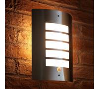 Auraglow Pir Motion Sensor Outdoor Security Wall Light - Dorton - Warm White