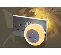 Auraglow Plug in Night Light with Dusk Till Dawn Sensor, Multi Colour