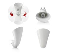 Auraglow Plugin GU10 Spotlight Uplighter Wall Sconce Wash Light Plug Socket Uplight Lamp - Fitting Only