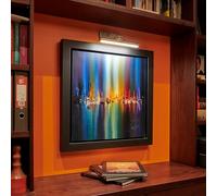 Auraglow Rechargeable Picture Light Brass, PIR Motion Sensor, Dimmable
