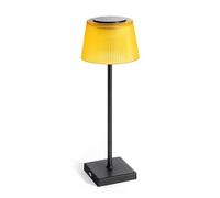 Auraglow Rechargeable Table Lamp Black Yellow, Cordless LED, 1 Pack