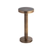 Auraglow Rechargeable Table Lamps Bronze IP65, Cordless Outdoor LED, 2 Pack