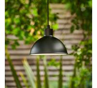 Auraglow Rechargeable Wireless Pendant Light with Remote - Cordless, Battery-Powered, Dimmable, Colour-Changing (Black, 1 Lamp, 1 Light Source, 1 Remote)