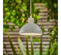 Auraglow Rechargeable Wireless Pendant Light with Remote - Cordless, Battery-Powered, Dimmable, Colour-Changing (White, 1 Lamp, 1 Light Source, 1 Remote)