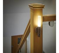 Auraglow Sensor Night Light Walnut Wood, Rechargeable Magnetic, 1 Pack