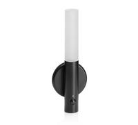 Auraglow Smart Led Sensor Wall Light With Magnetic Base - Black Metal