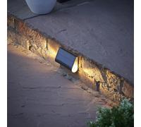 Auraglow Solar Step Lights - Dual-Directional LED Lighting for Outdoor Steps, Stairs, Walls & Pathways, IP54 Weatherproof - Pack of 3 (12 Pack)