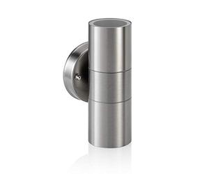 Auraglow Stainless Steel Indoor/Outdoor Double up & Down Wall Light - Fitting Only