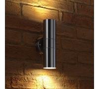 Auraglow Stainless Steel Up & Down Light - Harbury - Warm White (3000K)