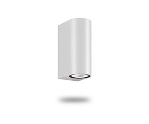 Auraglow Up and Down Wall Light White, Fitting Only, IP44 Outdoor