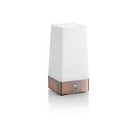 Auraglow Wireless PIR Motion Sensor Table Lamp Super Bright LED Battery Powered Hallway Night Light - Square - 1 Pack