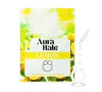 AuraHale Nasal Diffuser Ring - Lemon Scent for Bright Mood, Sharp Mind & Immune Support | Wearable Aromatherapy | Medical-Grade Silicone | Organic Essential Oil Infused