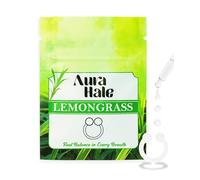 AuraHale Nasal Diffuser Ring - Lemongrass Scent for Natural Boost, Brain Support & Stress Relief | Wearable Aromatherapy | Medical-Grade Silicone | Organic Essential Oil Infused