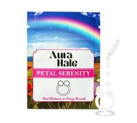 AuraHale Nasal Diffuser Ring - Petal Serenity Scent for Instant Calm, Mental Clarity & Uplift | Wearable Aromatherapy | Medical-Grade Silicone | Organic Essential Oil Infused