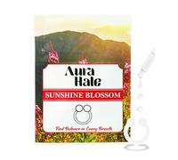 AuraHale Nasal Diffuser Ring - Sunshine Blossom Scent for Radiant Mood, Hormonal Balance & Inner Harmony | Wearable Aromatherapy | Medical-Grade Silicone | Organic Essential Oil Infused