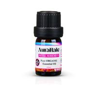 AuraHale Organic Petal Serenity Essential Oil Blend - 100% Pure & Undiluted | Therapeutic Grade Blend for Aromatherapy & Diffusers | Bottled in The UK
