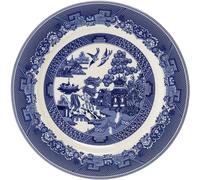 AuraHome Blue Willow 23cm Breakfast Plate - Porcelain, Blue & White Willow Pattern, Microwave & Dishwasher Safe AH-BLUE-WILLOW-23-BREAKFAST-PLATE
