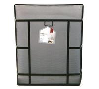Aurahome ® Premium Large Heavy Duty Rectangular Spark Guard (H28inxW24in) Matt Black Fireside Collection Spark Protection
