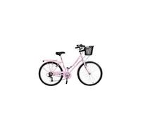 Aurai Trekker Ladies Step Through Heritage Bike - Candy Pink