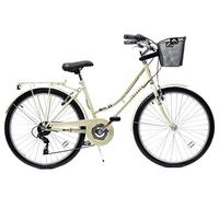 Aurai Trekker Ladies Heritage Bike 26" Wheel 6 Speed Cream