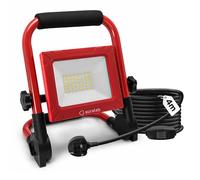 auralab LED Work Light 50W with Switch, 5000LM Portable Construction Light with 4m Cable, IP65 Waterproof Working Light with Stand, 6500K Job Site Light for Garage, Workshop, Camping