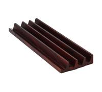 AurAlchemy 9-inch Wooden Travel Mahjong Racks (Set of 4) | Precision-Fit for 0.8” Tiles | Compact Size for Mini Tiles