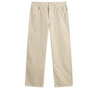 Auralee Men's Garment-Dyed Corduroy Wide Pants White Khaki