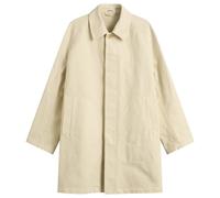Auralee Men's Garment-Dyed Cotton Heavy Twill Short Coat Dusty Ivory