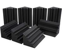 Auralex Acoustics LENCHA LENRD Acoustic Absorption Bass Traps, 24" x 12" x 12", 8 Pack, Charcoal