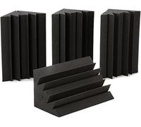 Auralex Acoustics LENRD Acoustic Absorption Bass Traps, 24" x 12" x 12", 4 Pack, Charcoal