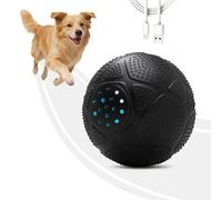 Aurapaws Interactive Dog Ball - Smart Self-Rolling Bouncing Ball with 2 Pcs Dog Squeak Toys & Animal Tail, Multiple Play Modes, 3.6" Rechargeable Moving Ball Dog Toy for Boredom & Exercise, Small