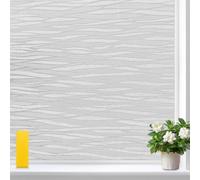 Aurathon Frosted Window Film Privacy with Tools, Wave Pattern, 75x120cm