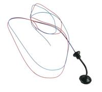 Auratrove 10pcs HO Scale 1:87 Hanging Lamp LED Wall Light Goose Neck for Model Railway Layout 3V Warm White with Resistors