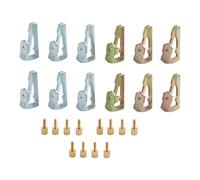 Auratrove 12-Pack Timer Tripper Kit for Intermatic T100 T7000 WH40 Series, 6 Gold 6 Silver On-Off Pins with Screws for Control