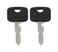 Auratrove 2 Pack Ignition Keys Compatible with for mountfield 1538 827 1530H Lawn Mower Part 118210023/0 Black Silver