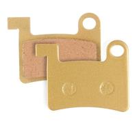 Auratrove 2 Pair Metal Disc Brake Pads Copper for for elida Folding Lithium E-bike, 45x40x35mm Golden