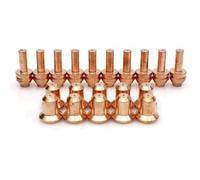 Auratrove 20PCS Plasma Cutter Consumables, Compatible with for Miller Spectrum 375/375 for Xtreme ICE-25C/ICE-27C/ICE-27T Torches, Includes 10 Electrodes and 10 Tips