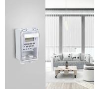 Auratrove 220V Intelligent Timer KG316T-F with Transparent Cover, 16-Group Programmable Controller, LCD Display Wall-Mount Switch for Auto ON/OFF