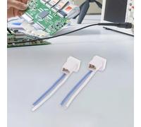 Auratrove 2PCS BT2.0 Male Connector U-Shaped Pigtail for for whoop RC Drone, 180 Degree Cable Adapter, 9A Current, Compact 45mm White
