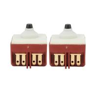 Auratrove 2pcs Momentary Trigger Switch for for bosch GWS6-100 GWS8-100 TWS6600 Angle Grinder, 250V 5A NO Push Button Replacement Part