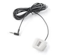 Auratrove 3.5mm Car Roof Microphone Stereo Wired External Mic for for bmw Reading Light Panel ABS Black