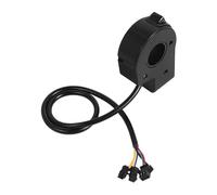 Auratrove 4-in-1 Electric Scooter Switch, Waterproof Handlebar Control for for horn Headlight Turn Signal, Plastic Thumb Throttle for E-Scooter Parts