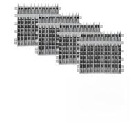 Auratrove 4 Pack 6101656-R4 Climbing Brush Compatible with for dolphin Pool Cleaners for apollo DX6 M400 M500 for ms for triton Plus E10 for cayman Active 15 Gray Replacement Parts