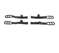 Auratrove 4 Packs Motorcycle Headlight Rubber Straps for 30-43mm Fork, Fit for Dual Sport Dirt Bikes, Black Elastic Mounting Bands for Honda for suzuki Front Light Fixing Accessories