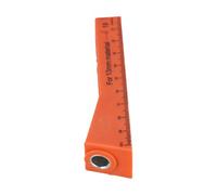Auratrove 9.3mm Pocket Hole Drill Guide Set with Strong Magnet, 15 Degree Angle Woodworking Positioner for DIY Furniture Splicing, Nylon Jig Locator Tool Kit Orange