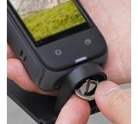 Auratrove Adjustable Desktop Bracket Base for Insta360 X5, Stable PC Mount with Angle Adjustment for Versatile Shooting, Compact Black Stand 13x4.8x3cm