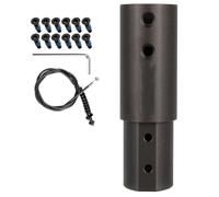 Auratrove Aluminium Alloy Extension Tube, Front Post to Increase Height by 2.2 Inches for for segway for ninebot Max G30D G30LP G30E, Non-Destructive Installation with Lengthened Brake Cable