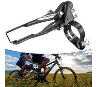 Auratrove Aluminium Alloy Front Derailleur for Mountain Bike, Bottom Top Pull Transmission Governor, 10x10x8.5cm